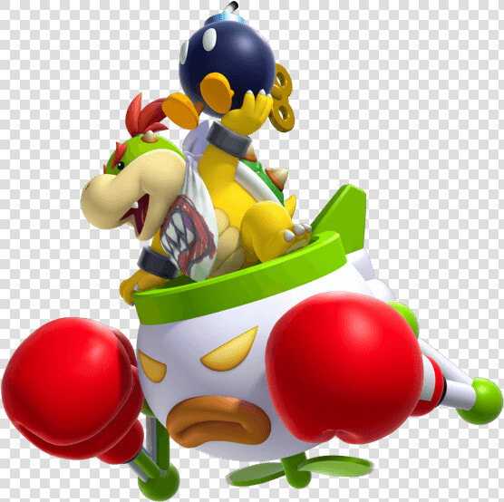 Flying Across The Screen  Holding A Bomba   Mario Bros Bowser Jr  HD Png DownloadTransparent PNG