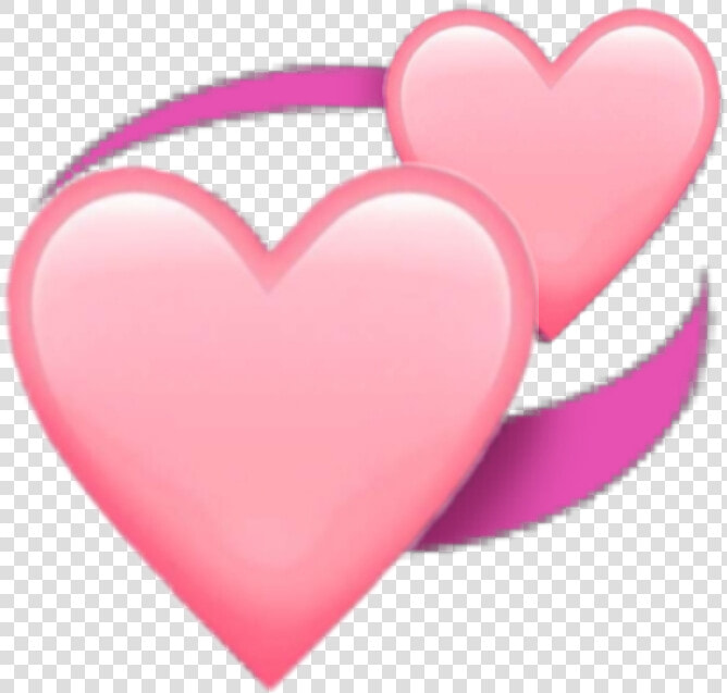  pink  pinkemoji  pinkheart  pinkhearts  emoji  emojiheart   Heart  HD Png DownloadTransparent PNG