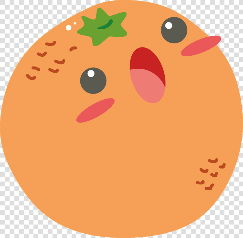 Orange Fruit Cute Free Picture   Kawaii Orange  HD Png DownloadTransparent PNG