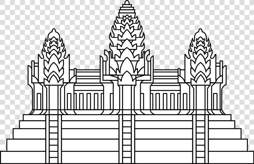 Angkor Wat Cambodian Flag  HD Png DownloadTransparent PNG