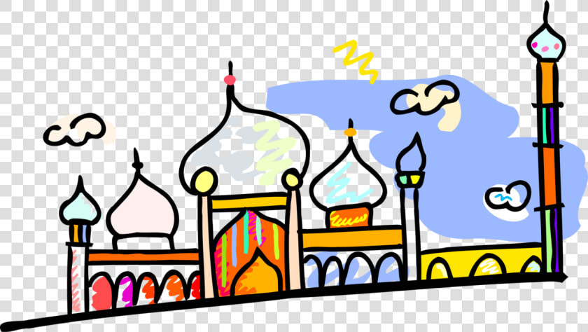 Vector Illustration Of Mosque Place Of Worship For   Mosque Vector Cartoon Png  Transparent PngTransparent PNG