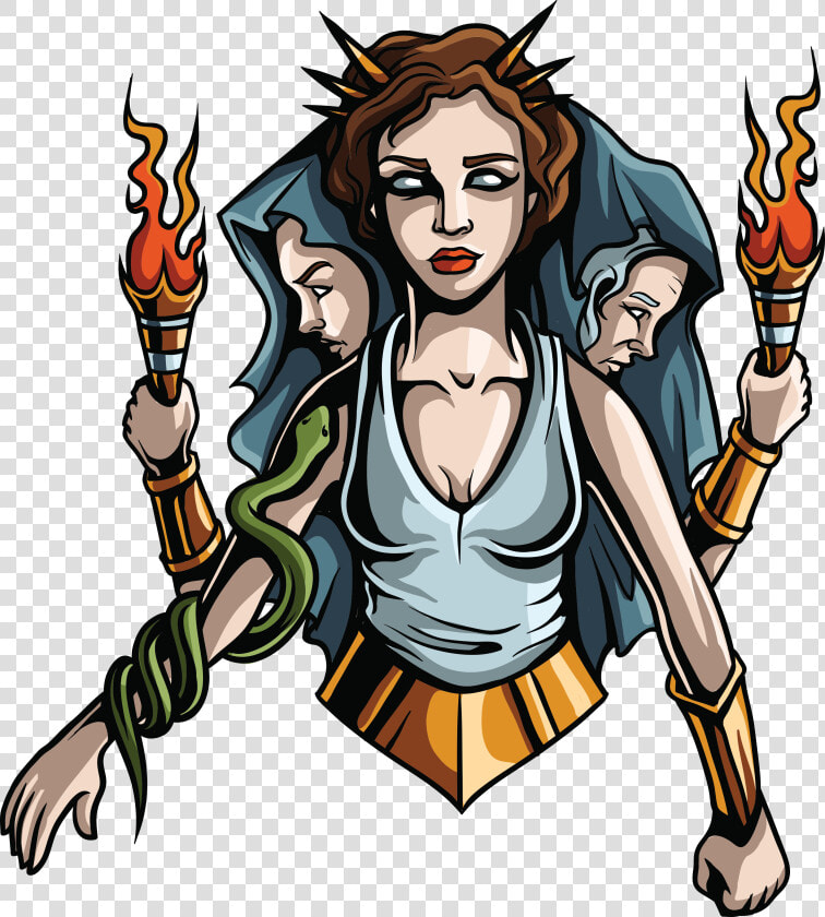 Hecate   Greek Gods And Goddesses Stickers  HD Png DownloadTransparent PNG