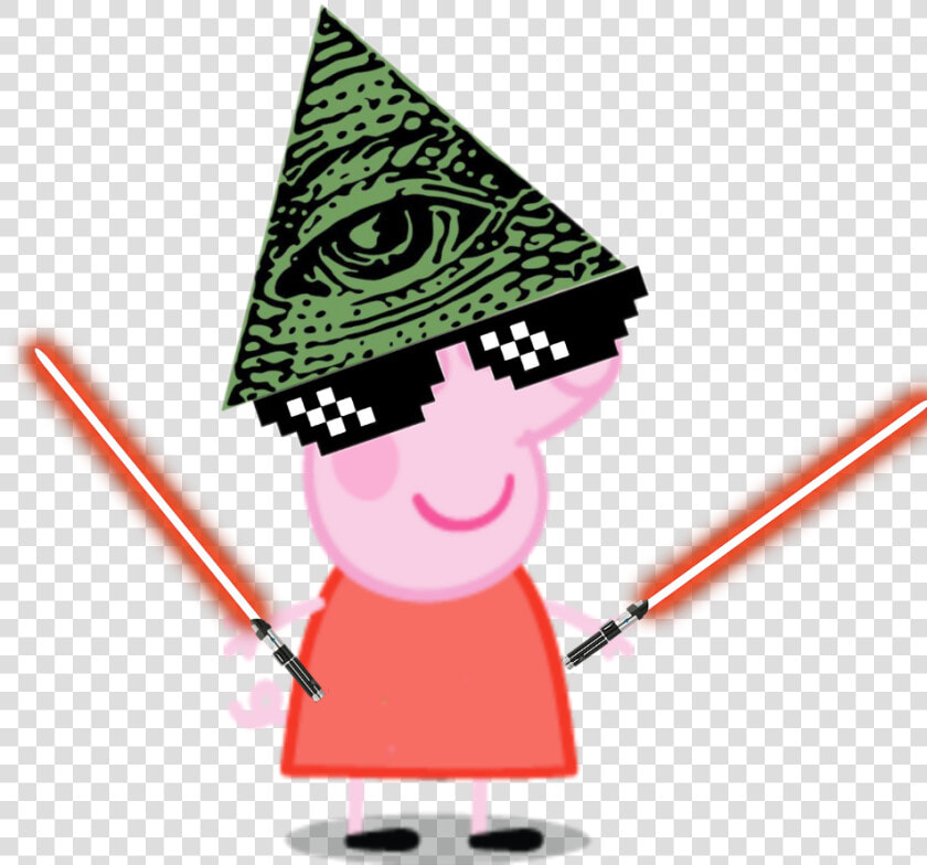  freetoedit  ultimate Mlg Peppa Pig   Savage Peppa Pig Meme  HD Png DownloadTransparent PNG