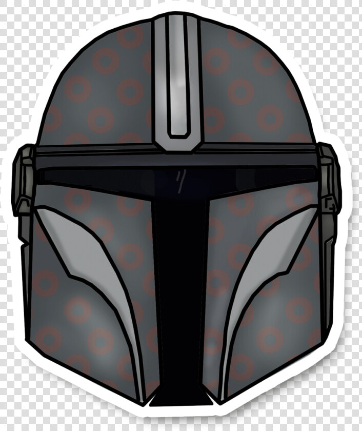 Image Of Mandolorian Donut Helmet   Boba Fett  HD Png DownloadTransparent PNG