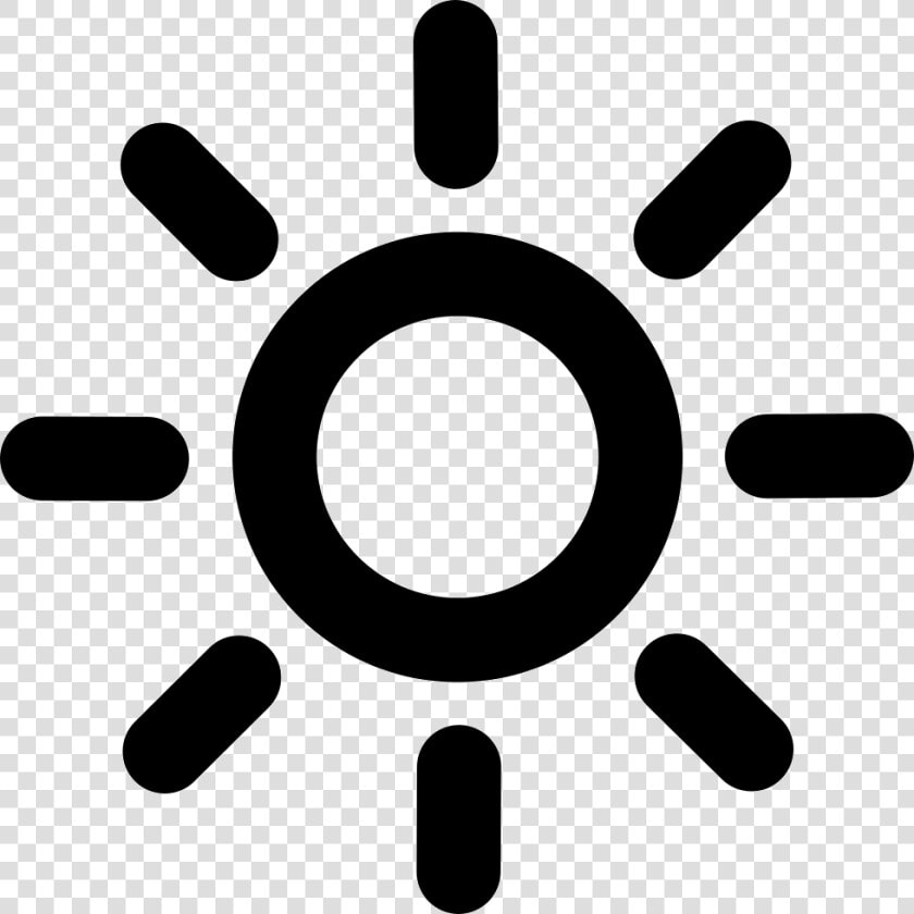 Transparent Sun Icon Png   Icon Brightness  Png DownloadTransparent PNG