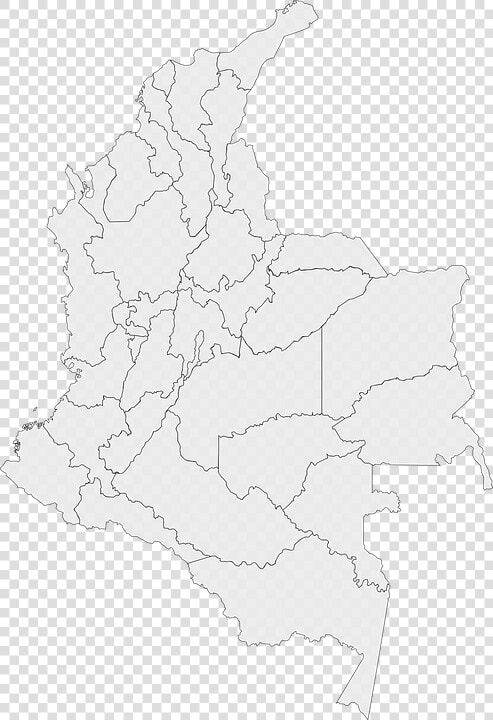 Mapa Colombia Departamentos Vector  HD Png DownloadTransparent PNG