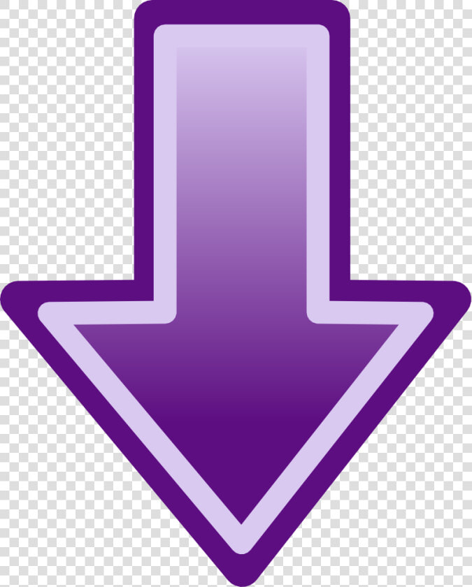 Purple Arrow Pointing Down Clipart   Png Download   Down Arrow Sign Transparent  Png DownloadTransparent PNG