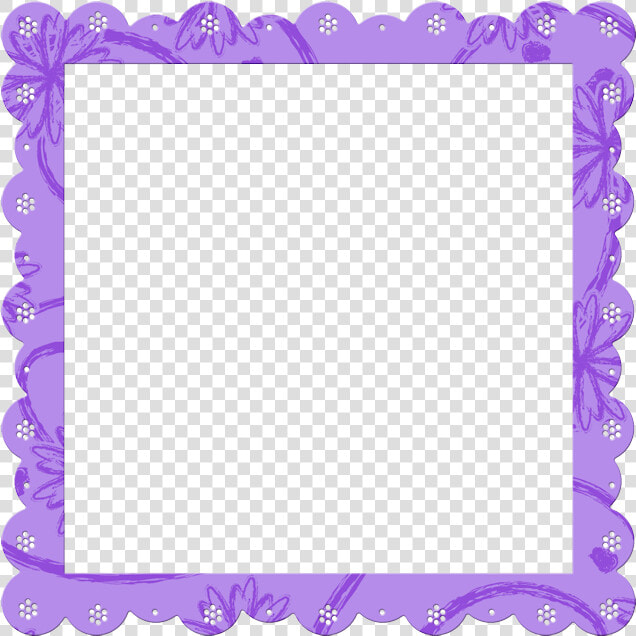 Purple Picture Frame Clipart Jpg Library Library Purple   Blue Frame  HD Png DownloadTransparent PNG