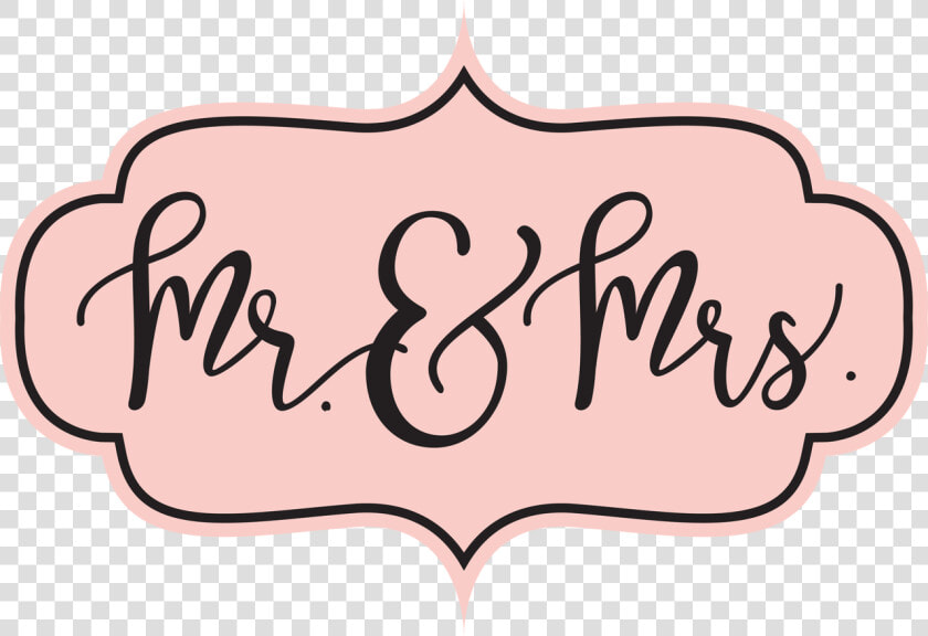 Mr And Mrs Png Clipart   Png Download   Mr And Mrs Pink  Transparent PngTransparent PNG