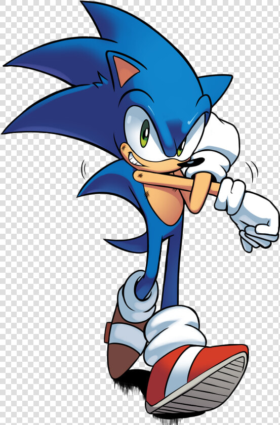 A Transparent Sonic From Archie Sonic Online   Archie Sonic  HD Png DownloadTransparent PNG