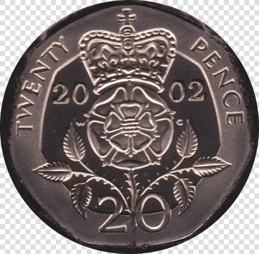 2002 Twenty Pence Proof   20 Pence  HD Png DownloadTransparent PNG