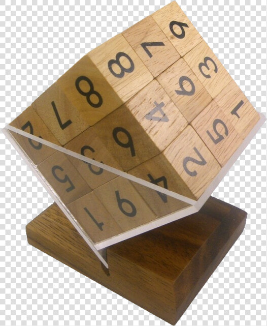 3d Wooden Sudoku Cube   3d Puzzles Lvl 10  HD Png DownloadTransparent PNG