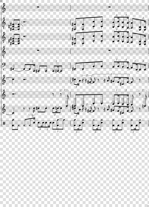 Balrog Boogie Slide  Image   Sheet Music  HD Png DownloadTransparent PNG