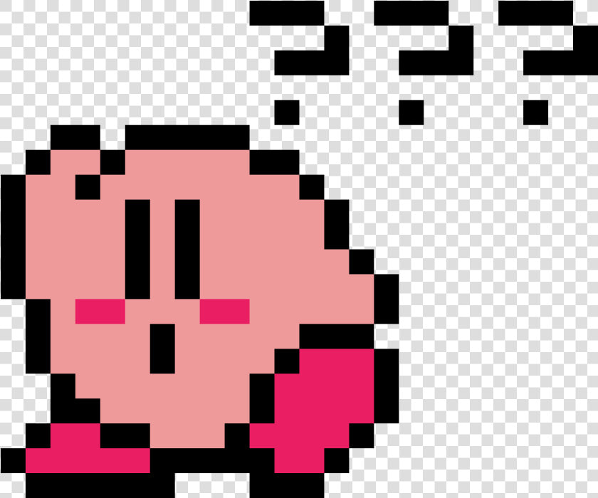 Something Wrong With Kirby   Kirby Pixel Art  HD Png DownloadTransparent PNG