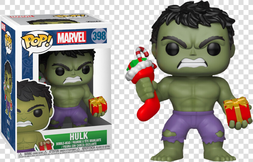 Marvel Holiday Pop With Christmas Stocking Vinyl Figure   Eb Games Pop Marvel  HD Png DownloadTransparent PNG