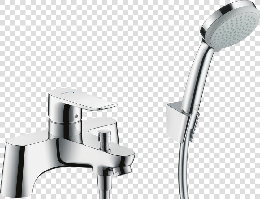 Mezclador De 2 Agujeros Para Borde De Bañera Con Llave   Hansgrohe Focus Bath Shower Mixer  HD Png DownloadTransparent PNG