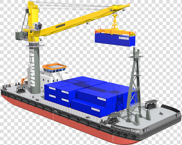 Download Barge Png Clipart   Container Transshipment  Transparent PngTransparent PNG