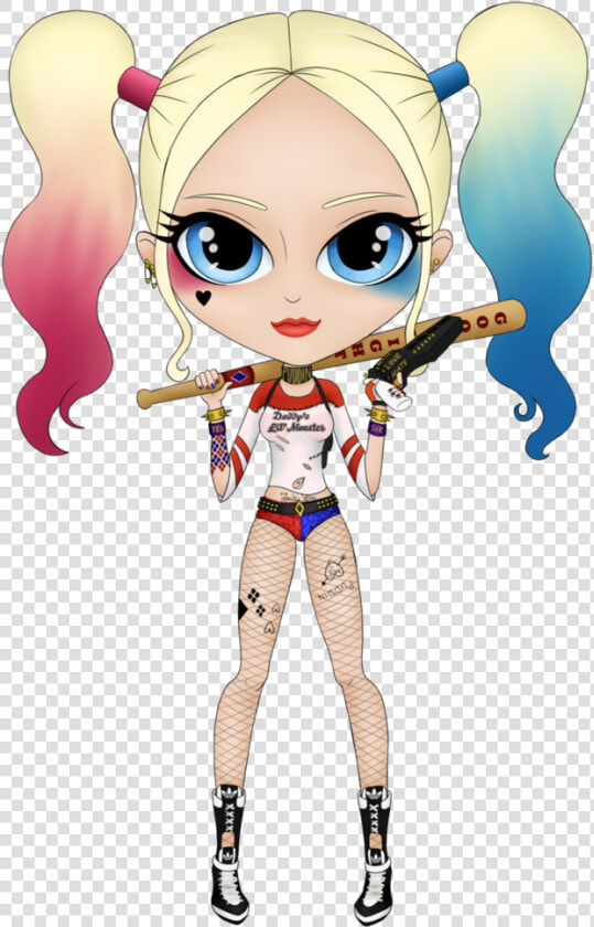 Harley Quinn   Cute Harley Quinn Drawing  HD Png DownloadTransparent PNG