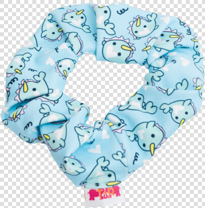 Nelly The Narwhale Scrunchie   Scarf  HD Png DownloadTransparent PNG