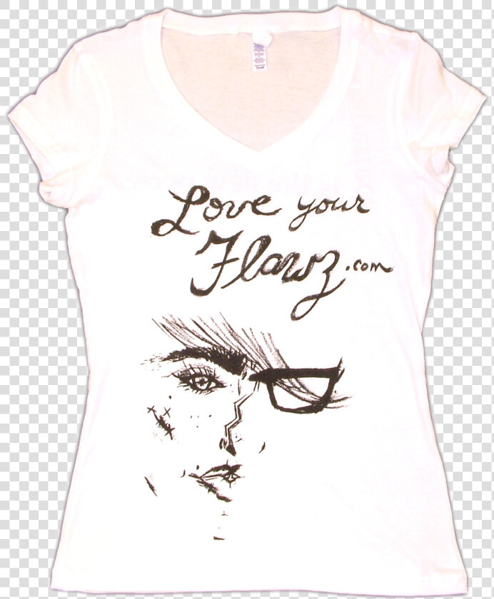 Caitlin Crosby Ladies White Tee   Active Shirt  HD Png DownloadTransparent PNG