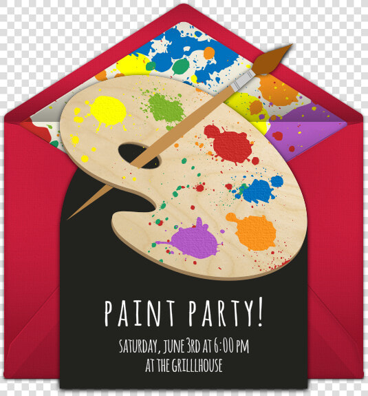 Sip And Paint Invitation  HD Png DownloadTransparent PNG