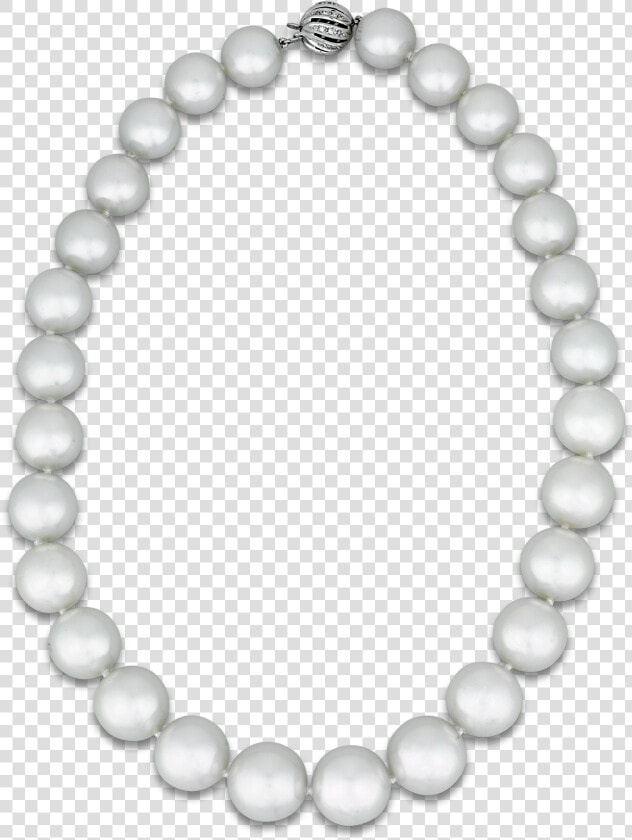 White South Sea Pearl Necklace   Disney Princess Frames Png  Transparent PngTransparent PNG