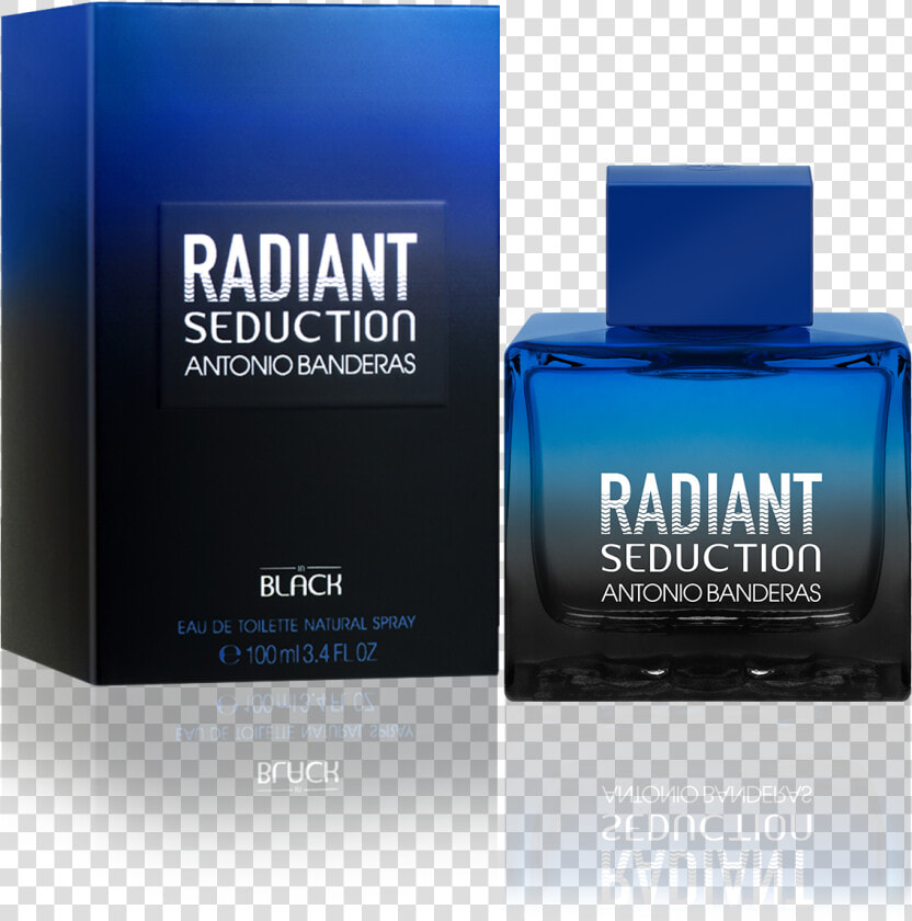 Antonio Banderas Radiant Seduction In Black Туалетная   Antonio Banderas Perfume Radiant  HD Png DownloadTransparent PNG