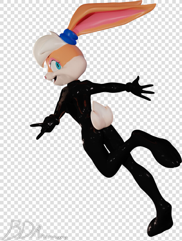 Lola Black Catsuit   Cartoon  HD Png DownloadTransparent PNG