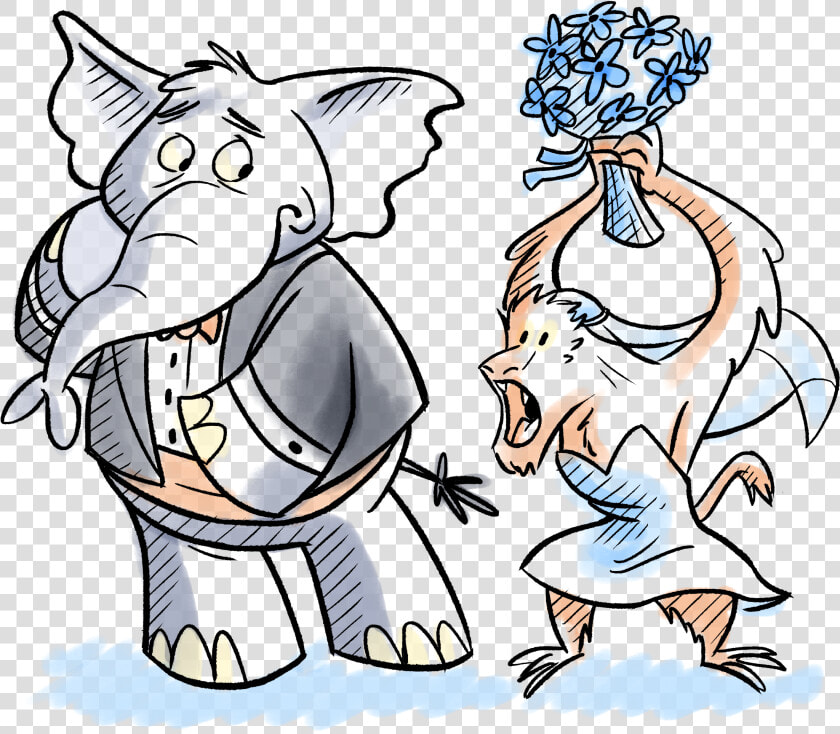 Elephants Clipart Marriage   Elephant  HD Png DownloadTransparent PNG