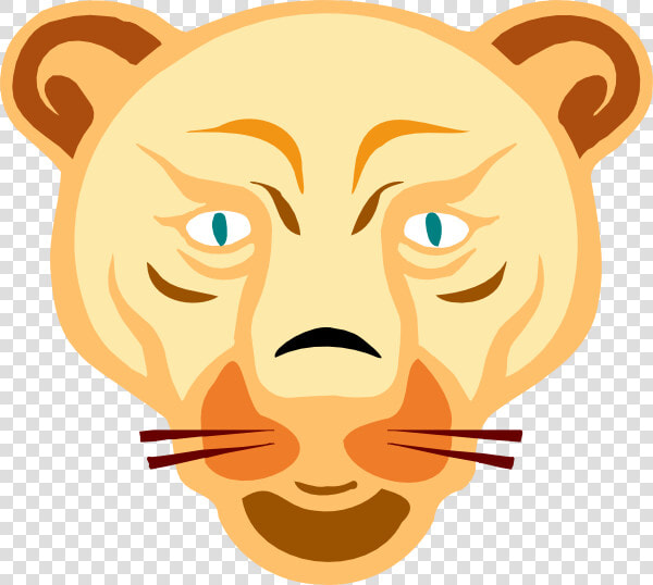 Lion Face Svg Clip Arts   Clipart Lion Face  HD Png DownloadTransparent PNG