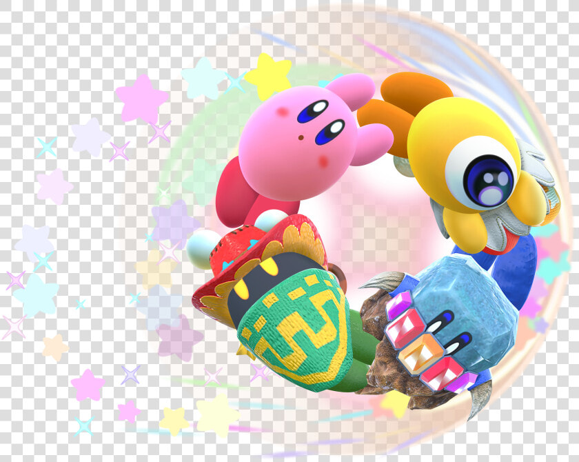 Kirby Star Allies Friend Help Circle Artwork  HD Png DownloadTransparent PNG