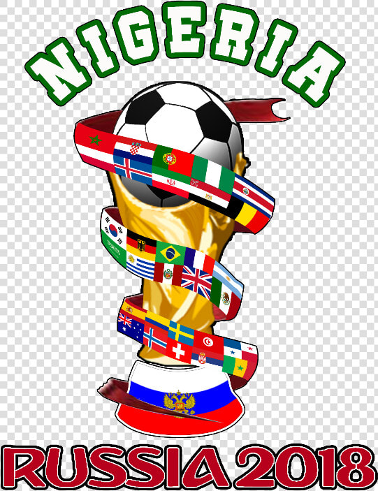  nigeria  russia  flag  ball  worldcup  worldfootball   Egypt In Russia 2018  HD Png DownloadTransparent PNG