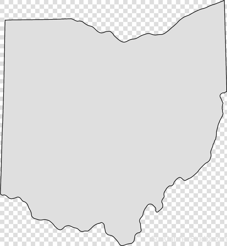 Ohio Map Outline Png Shape State Stencil Clip Art Scroll   House Of Representatives Ohio  Transparent PngTransparent PNG