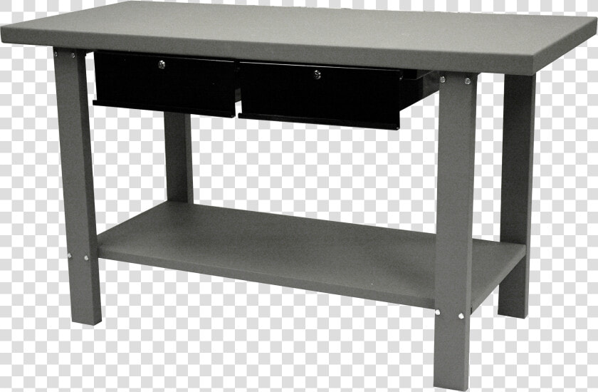 Workbench Transparent Png   Workbench With 2 Drawers  Png DownloadTransparent PNG