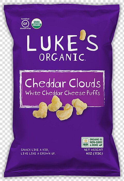 Clouds Cheddar Clouds   Cheese Puffs Purple Bag  HD Png DownloadTransparent PNG