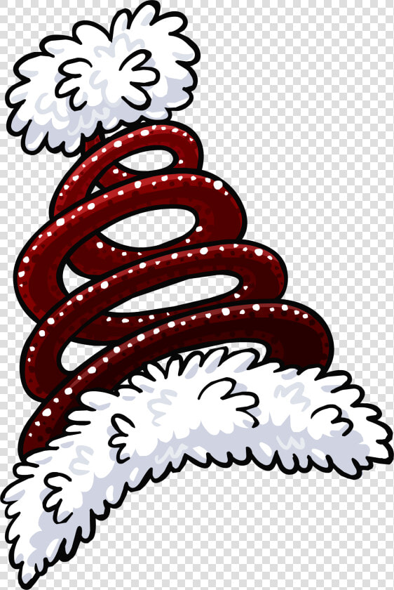 Springy Santa Hat   Ugly Christmas Hat Clipart  HD Png DownloadTransparent PNG