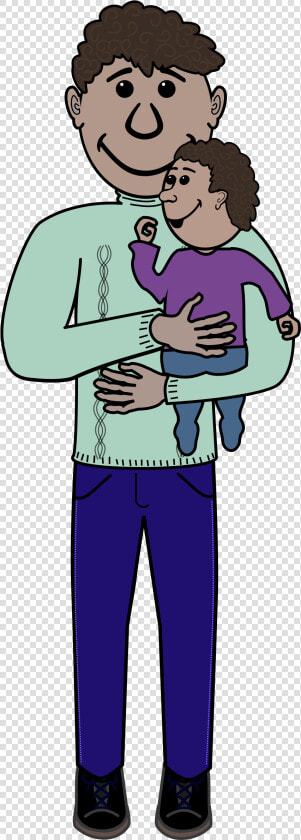 African Father And Kid Clip Arts   Papa Dan Anak Png  Transparent PngTransparent PNG