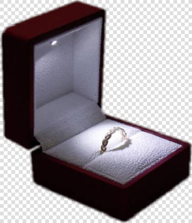 Transparent Ring Box Png   Wedding Ring Proposal Box  Png DownloadTransparent PNG