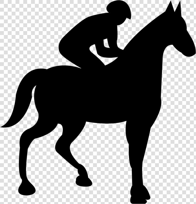 Horse With Jockey Black Silhouette Comments   Jinete Clipart  HD Png DownloadTransparent PNG