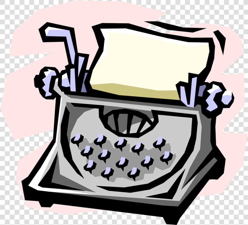 Typewriter Clipart Transparent Background   Animasi Bergerak Peralatan Kantor  HD Png DownloadTransparent PNG