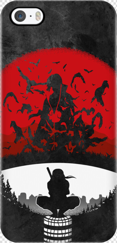 Itachi Red Sun   Naruto Phone Case Itachi  HD Png DownloadTransparent PNG