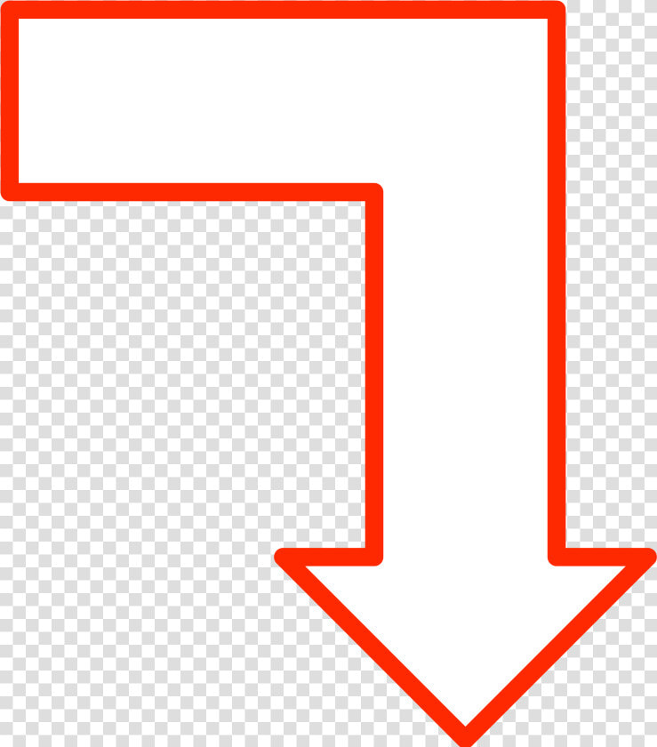 Pointing Clipart Red   Arrow Pointing Right And Down  HD Png DownloadTransparent PNG