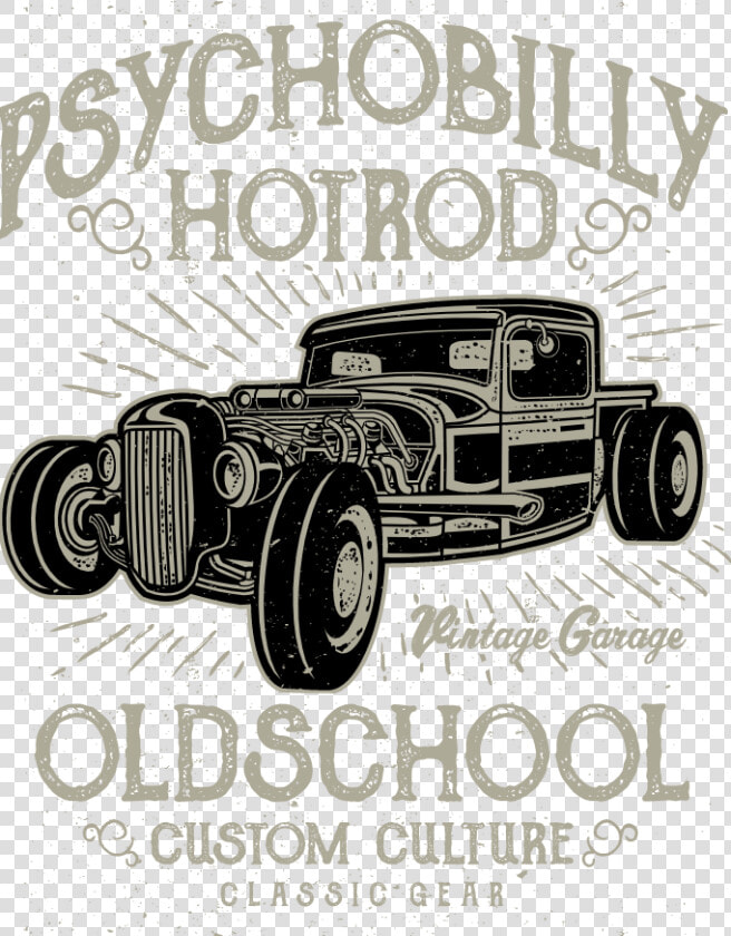 Hot Rod Car   Vintage Car  HD Png DownloadTransparent PNG