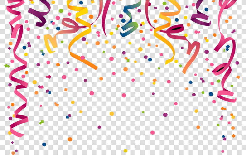 Confeti Y Serpentinas Sin Fondo Png   New Year Streamers Clipart  Transparent PngTransparent PNG