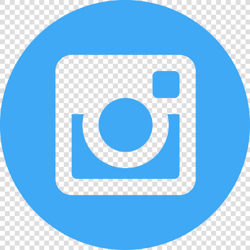 Clip Art Pacman Instagram   Instagram Icon Light Blue  HD Png DownloadTransparent PNG