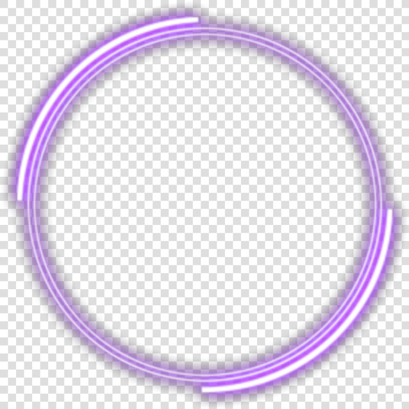  ftestickers  circle  rings  neon  luminous  purple   Circle  HD Png DownloadTransparent PNG