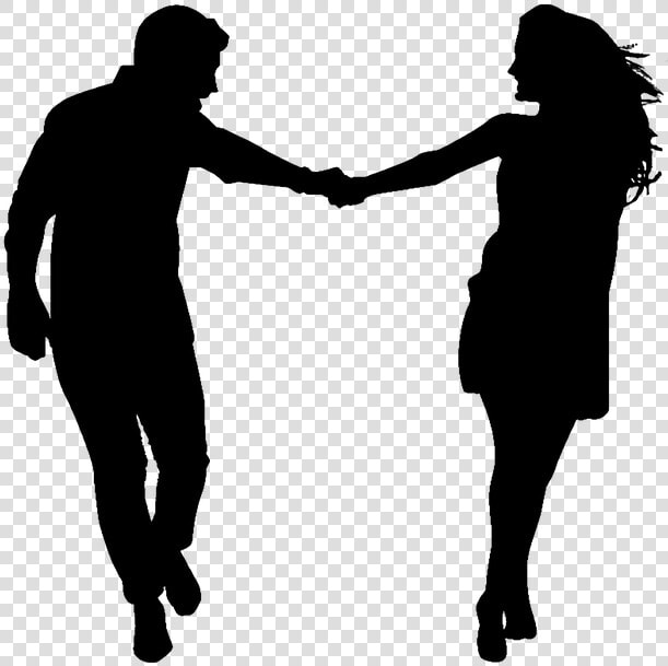 Silhouette  Couple  Love  Romance  Romantic  People   Couple Holding Hands Silhouette  HD Png DownloadTransparent PNG