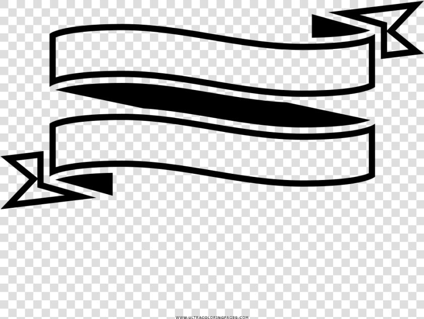 Ribbon Banner Coloring Page   White Banner Ribbon Png  Transparent PngTransparent PNG