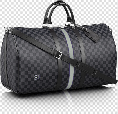 Featured   Louis Vuitton Graphite Damier Keepall 55  HD Png DownloadTransparent PNG