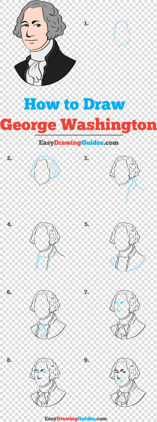 How To Draw George Washington  HD Png DownloadTransparent PNG